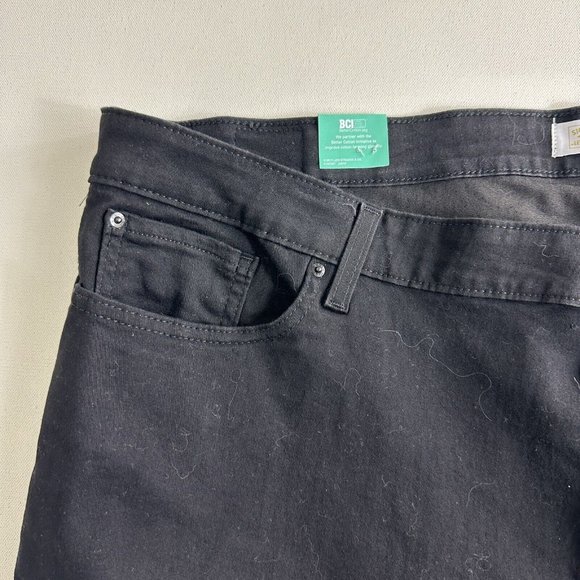 Levis Strauss Signature Stretch Mid Rise Straight Leg Jeans Pants Women Size 28L - Picture 5 of 8